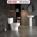 AZKO Fosa Kloset Duduk Siphonic Duoblock A2109 Sitting Toilet Wc Duduk Perlengkapan Kamar Mandi Bathroom Tools