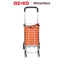 AZKO Passport Troli Belanja Aluminium - Silver Alat Pengangkut Barang Dengan Roda Foldable Shopping Cart Trolley Belanja