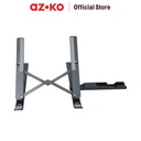AZKO Odi Laptop Stand Plastik Portable - Hitam Tempat Penyangga Laptop Alas Penopang Laptop Tatakan Notebook