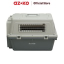 AZKO Paws N Tail 60.7X40.4X42 cm Kandang Hewan Portable Iata 1 Door Dog Cat Carrier Pet Carrier Pet Cargo Kucing Anjing Perlengkapan Hewan Peliharaan