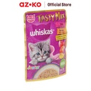 AZKO Whiskas 70 gr Makanan Kucing Basah Kitten Tasty Mix Tuna Salmon Pumpkin Pakan Kucing Cat Wet Food Kebutuhan Hewan Peliharaan