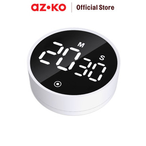 AZKO Kris Timer Dapur Digital - Putih Kitchen Timer Alat Pengatur Waktu Dapur Peralatan Masak Perlengkapan Dapur