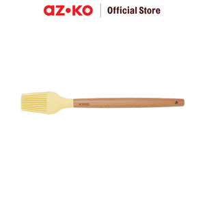 AZKO Kris Kuas Masak Silikon - Krem Beige Cook Brush Silikon Kuas Oles Food Grade Serbaguna Peralatan Masak Perlengkapan Dapur