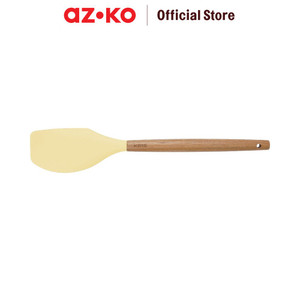 AZKO Kris Spatula Silikon - Krem Beige Sendok Penggoreng Food Grade Sepatula Sutil Pengangkat Dan Pembalik Cook Utensil Peralatan Masak