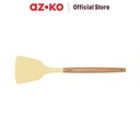 AZKO Kris Spatula Tuner Silikon - Krem Beige Sendok Penggoreng Food Grade Sepatula Sutil Pengangkat Dan Pembalik Cook Utensil Peralatan Masak