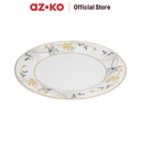 AZKO Delicia Set 20 Pcs Gleaves Perlengkapan Makan Dinner Set Plate Aesthetic Eating Utensils Peralatan Makan Set Piring Gelas Mangkok
