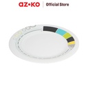 AZKO Delicia Set 20 Pcs Metrics Perlengkapan Makan Dinner Set Plate Aesthetic Eating Utensils Peralatan Makan Set Piring Gelas Mangkok
