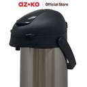 AZKO Kris 1.9 ltr Teko Vacuum Flask Dengan Glass Liner Gd-19Ps Tumbler Termos Minuman Tempat Air Minum Panas Dingin Water Bottle Food Grade Perlengkapan Minum