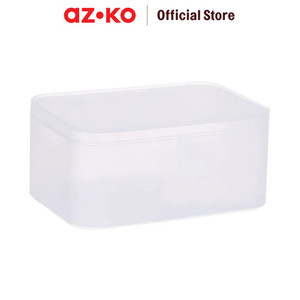 AZKO Stora 22X15X10.3 cm Kotak Penyimpanan Frosted Dengan Tutup Storage Box With Lid Tempat Alat Tulis Makeup Aksesoris Serbaguna Wadah Penyimpanan Multifungsi Organizer Meja