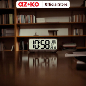 AZKO Arthome Jam Dinding Lcd Digital 3562 Wall Clock Jam Tembok Digital Aesthetic Dekorasi Rumah Hiasan Dinding