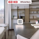 AZKO Arthome Jam Meja Led Digital 3547 - Putih Desk Clock Jam Digital Aesthetic Dekorasi Meja Hiasan Rumah Tempat Komersial
