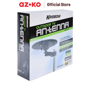 AZKO Krisbow Antena Tv Digital Outdoor Ufo-5 Television Antenna Aksesoris Tv Pencari Sinyal Saluran Televisi Antena Dalam Ruangan