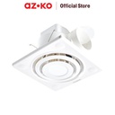 AZKO Krisbow 8 inci Exhaust Fan Plafon Dengan Led Kipas Plafon Kipas Langit-Langit Kipas Ventilasi Udara