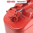 AZKO Krisbow 10 ltr Jerigen Gasoline - Merah Tempat Bensin Bbm Jerrycan Jeriken Minyak Perlengkapan Bengkel