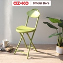 AZKO Soleil Peacock Kursi Lipat PP Floor Folding Chair Tempat Duduk Santai Kursi Lipat Furniture Indoor Rumah - Hijau