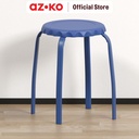 AZKO Soleil Soda Bangku Metal - Biru - Biru