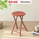 AZKO Soleil Jarvis Bangku Lipat Stool Metal Multifunctional Folding Stool Tempat Duduk Lipat Serbaguna House Furniture - Hitam