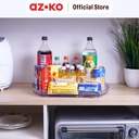 AZKO Stora Wadah Makanan Rotating Food Container Kotak Makan Food Grade Serbaguna Tempat Makanan Food Storage Kitchenware