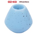 AZKO Arthome Terrazo Tempat Lilin Dekorasi C-11 - Biru