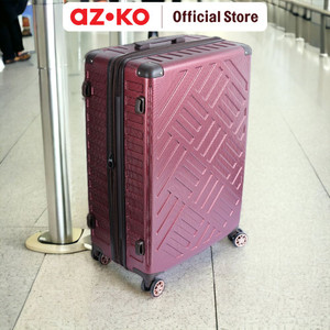 AZKO Legend Walker Koper PC Deck Tsa Lock Hardcase Luggage Koper Kabin Dengan Tsa Tas Jalan-Jalan Travel Bag Tas Roda - Merah, 20 inci