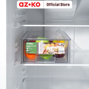 AZKO Stora Laci Penyimpanan Plastik Stackable Storage Box Tempat Barang Serbaguna Wadah Penyimpanan Multifungsi Laci Serbaguna Multifunctional Drawer Storage - Large