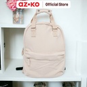 AZKO Passport Peribelle Tas Ransel Jacquard Adult Backpack Tas Punggung Dewasa Ransel Gendong Serbaguna - Hitam