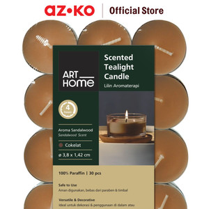 AZKO Arthome Lilin Aromaterapi Tealight 4 Hours - Coffee