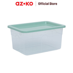 AZKO Stora 2X27.5X14.5 cm Set 3 Pcs Kotak Penyimpanan Storage Box Tempat Alat Tulis Makeup Aksesoris Serbaguna Wadah Penyimpanan Multifungsi Organizer Meja - Biru