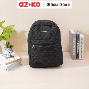 AZKO Passport Suzy Tas Ransel Wanita Adult Backpack Tas Punggung Dewasa Ransel Gendong Serbaguna - Hitam