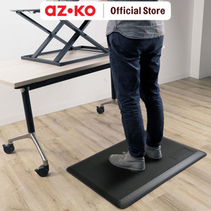AZKO Forhom 71X44X2 cm Keset Pijakan Anti Fatigue Woven - Hitam