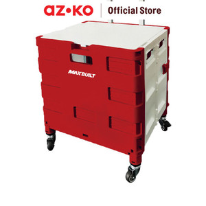 AZKO Maxbuilt Troli Lipat Portabel 4 Roda 25 kg - Merah