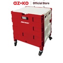 AZKO Maxbuilt Troli Lipat Portabel 4 Roda 25 kg - Merah