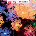 AZKO Krisbow Lampu Hias Led Fairylight Snowflake