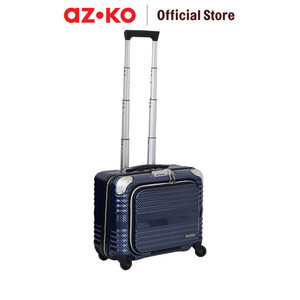 AZKO Legend Walker 18 inci Blade Koper Carbon Tsa Lock - Biru Navy