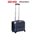 AZKO Legend Walker 18 inci Blade Koper Carbon Tsa Lock - Biru Navy