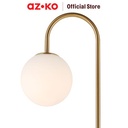 AZKO Eglare Dalton Lampu Lantai E27 - Putih/Brass