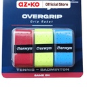 AZKO Berwyn Overgrip Badminton Perforated Grip Raket Over Grip Racket Badminton Perlengkapan Alat Olahraga Aksesoris Badminton - Hitam