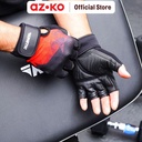 AZKO Kinetic Sarung Tangan Gym Extra Comfort Gym Gloves Pelindung Tangan Olahraga Weight Lifting Wristband Protection Sport Gloves - M