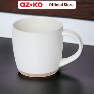AZKO Delicia Etsy Mug Gelas Keramik Dengan Handle Cup Ceramic Wadah Minuman Perlengkapan Dapur Peralatan Minum - Abu-abu