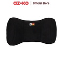 AZKO Otto Klasse Set 2 Pcs Bantal Leher Kursi Mobil Suede - Hitam