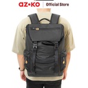 AZKO Passport Warren Tas Ransel - Hitam Adult Backpack Tas Punggung Dewasa Ransel Gendong Serbaguna