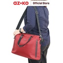 AZKO Passport Louis Tas Laptop - Merah Tas Jinjing Selempang Laptop Laptop Bag Tempat Penyimpanan Notebook