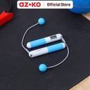 AZKO Kinetic Tali Skipping Dengan Bola - Putih/Biru