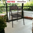 AZKO Soleil Hiro Kursi Teras Berlengan - Cokelat Sandy Coffee