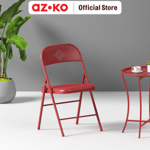 AZKO Soleil Raphael Kursi Lipat - Merah Scarlet