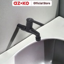 AZKO Acroz Veneto Keran Kamar Mandi Long - Hitam