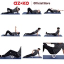 AZKO Alph 33X14 cm Rol Pijat Yoga V2 - Hitam