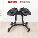 AZKO Kinetic Stand Bracket Adjustbale Dumbbell - Hitam