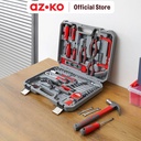 AZKO Maxbuilt Set 96 Pcs Perkakas Mekanik Multifungsi Hand Tool Set Alat Perkakas Pertukangan Peralatan Otomotif Bengkel Home Improvement Set Tang Palu Wrench Kunci Pas