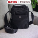 AZKO Passport Dexter Tas Selempang - Hitam Sling Bag Stylish Tas Crossbody Cowo Men Mini Bag Fashion Pria